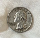 1957 D Silver Washington Quarter