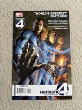 Fantastic Four #554 Bryan Hitch 4 Fingers Meme Cover Marvel Comics 2008 NM