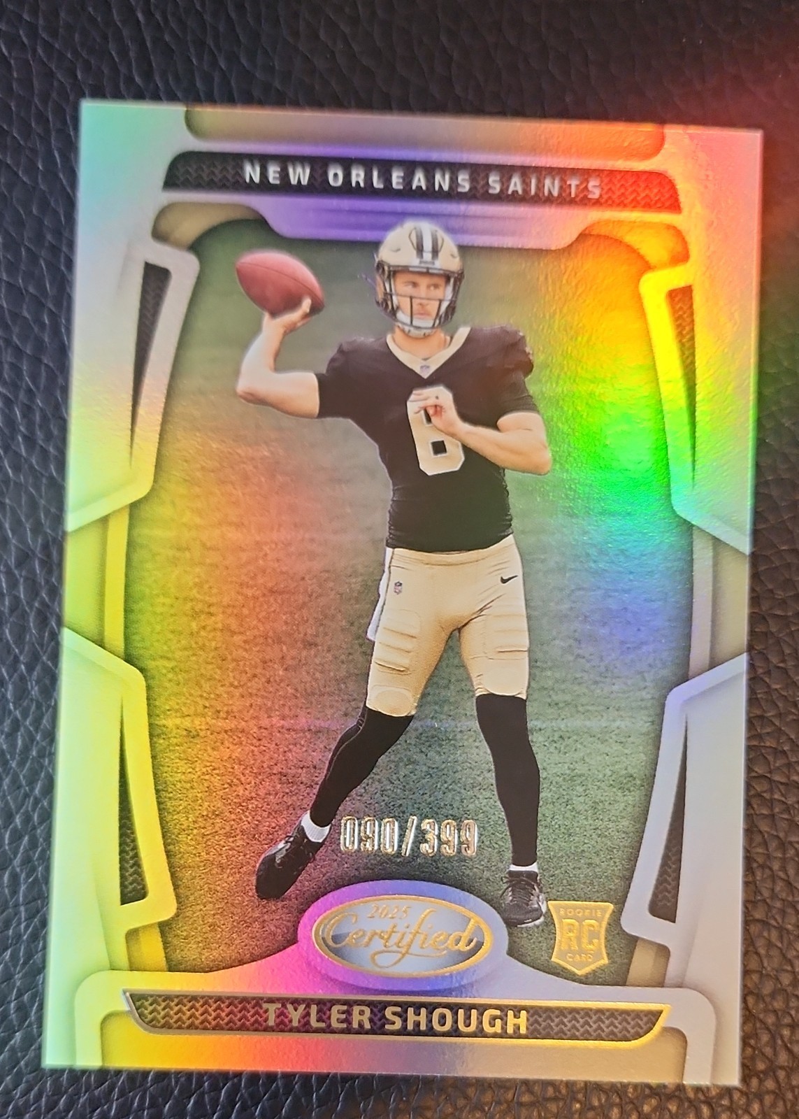 2025 Panini Certified - Rookies Tyler Shough #102 Mirror /399 (RC)