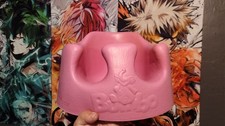 Bumbo Pink Baby Booster Chair Toddler Feeding Seat Portable Dining Booster