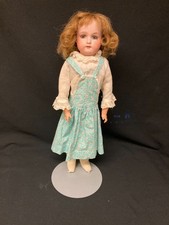 Antique German Bisque Doll on a Cloth Body with Celluloid Lower Arms, A.M. 370