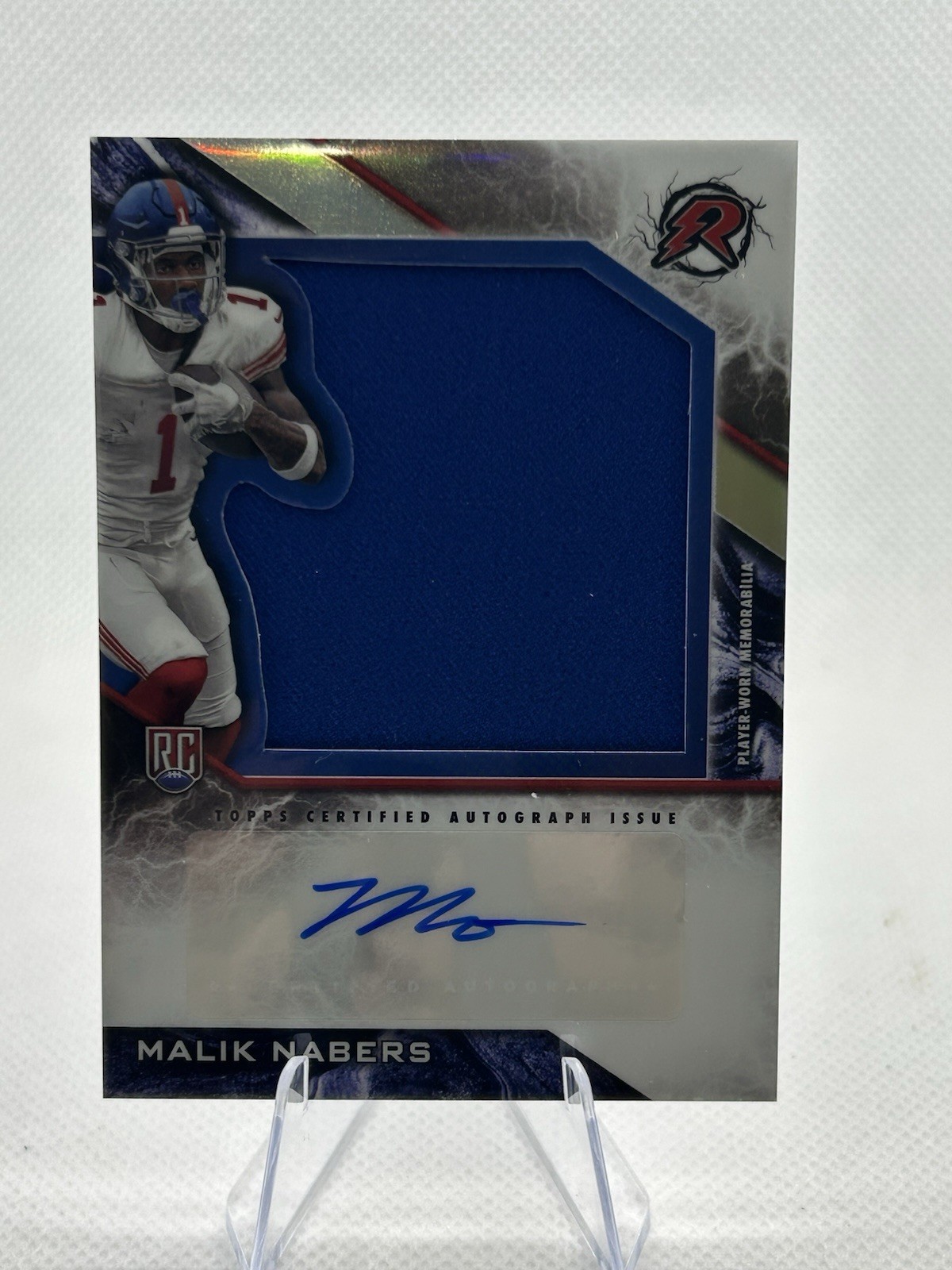 2024 Topps Resurgence - Malik Nabers Rookie Patch Autographs RC #RPA-MN