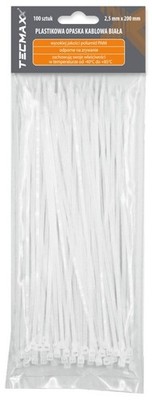 Für AMTRA TECMAXX 14-221 AMTRA PLASTIC CABLE TIE, WHITE 7,6mm x 300, 50pcs /TEC