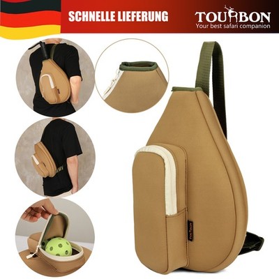 TOURBON Pickleball-Tasche für Kinder,Tennis-Umhängetasche,Padel-Tasche, Geschenk