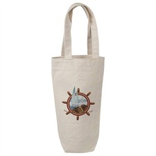 'Sailing Boats' Cotton Wine Bottle Gift / Travel Bag (BL00047144)
