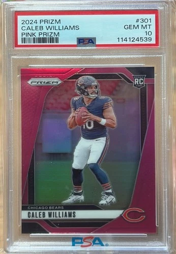 2024 Panini Prizm #301 Caleb Williams Pink