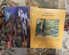 AD D Dungeon Masters Screen Set TSR, 1981 Dungeons And Dragons