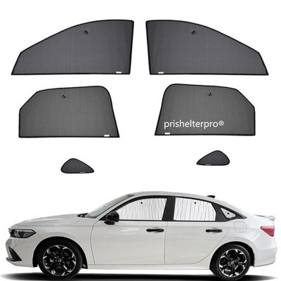 Fit For Honda Civic Sedan 2022-2026 Side Window Black Silver Privacy Sunshade