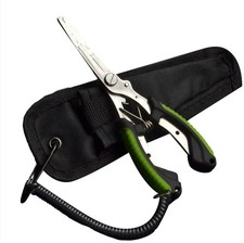 Stainless Steel Fishing Pliers with Lanyard, Nose Pliers Fishing Hook Cutter Sci