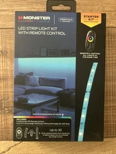 MONSTER Illuminessence LED STRIP LIGHT KIT with Remote Control NEW IN BOX!