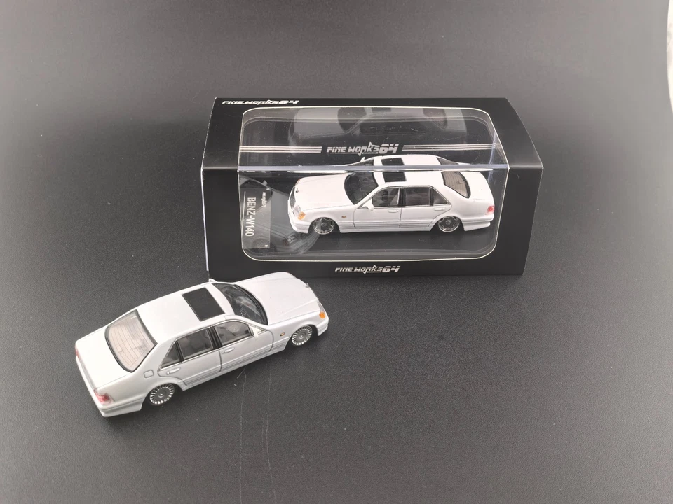 Fine Works1/64 Mercedes Benz S600 W140 Simulation Alloy Car Model - Image 4 of 4