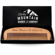 Hair Comb - Wood with Anti-Static & No Snag Handmade Brush for Beard, Head Hair,