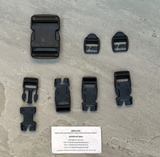 MOLLE II  Black Buckle Repair Kit SDS USGI Fastex  Specialty Defense