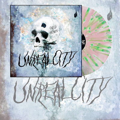 Unreal City - Cruelty Of Heaven LP (NEW) Pink & White Mix w/ Green Splatter