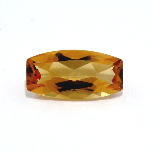 NATURAL MADEIRA CITRINE 10 x 5 MM CUSHION CUT FROM BRAZIL F-4903