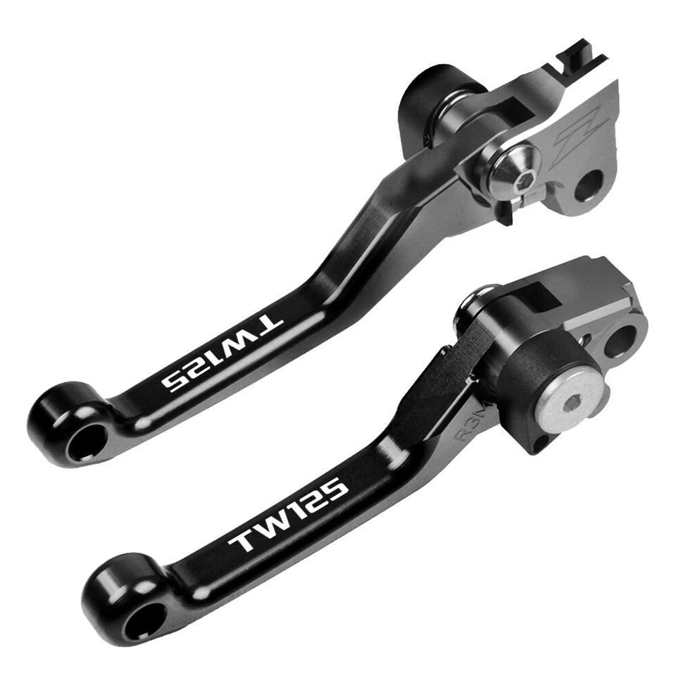 Motorbike Foldable Pivot Clutch Brake Lever Fit Yamaha TW125 TW200 TW225 - Image 2 of 4