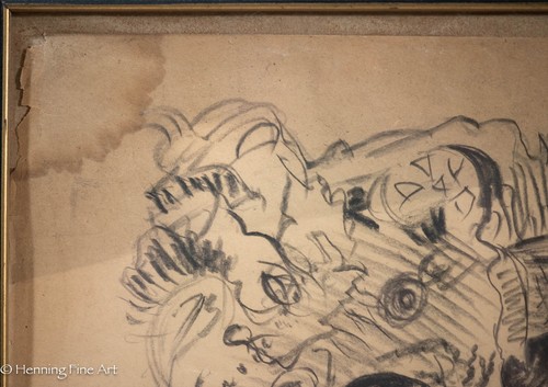 Beautiful Vintage Indian Female Drawing after Atul Dodiya, Ghatkopar Girlfriend - Picture 6 of 7