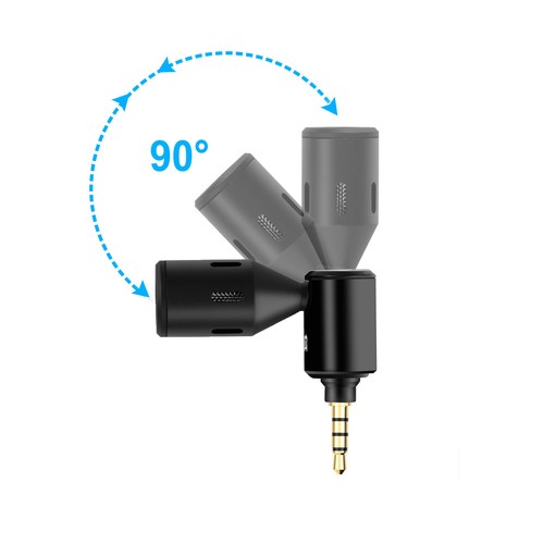 NEW 3.5mm Type-c Mobile Phone Single Directional Adjustable Mini Microphone - Picture 6 of 14