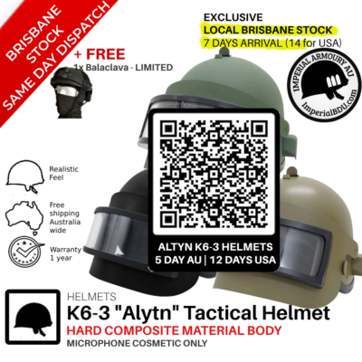 Russian K6-3 Tactical Helmet Altyn + Metal Visor FREE🚚SHIPPING