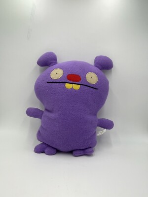 VINTAGE!!  2008 - UGLYDOLL TRUNKO - Purple Plush Stuffed Doll Toy 16''  - NICE!!