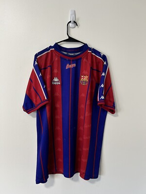 Barcelona Home 1997/98 Rivaldo #11 (XL) | eBay