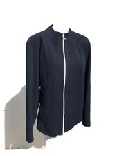 GARFIELD  MARKS Alex Garfield Womens Zip Jacket/Blazer Size 8 Long Sleeve