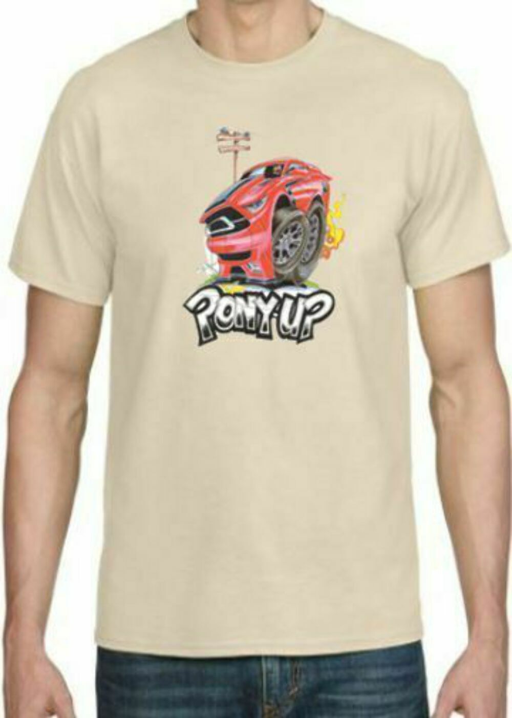 T shirt adulto DryBlend® (PONY UP FORD MUSTANG)