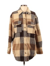 Lush Women Brown Jacket S