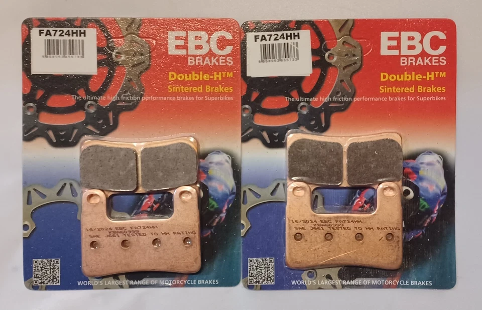 EBC Fritté Plaquettes de Frein avant et Arrière Pour BMW R1250GS R1250R R1250RT - Photo 2/4