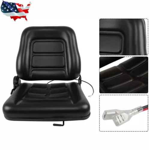 Universal Forklift Seat Fold Down Forklift Seatwith Adjustable Angle Back