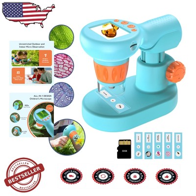 All-in-One 800X Microscope and Telescope with USB & Battery Operated Design
