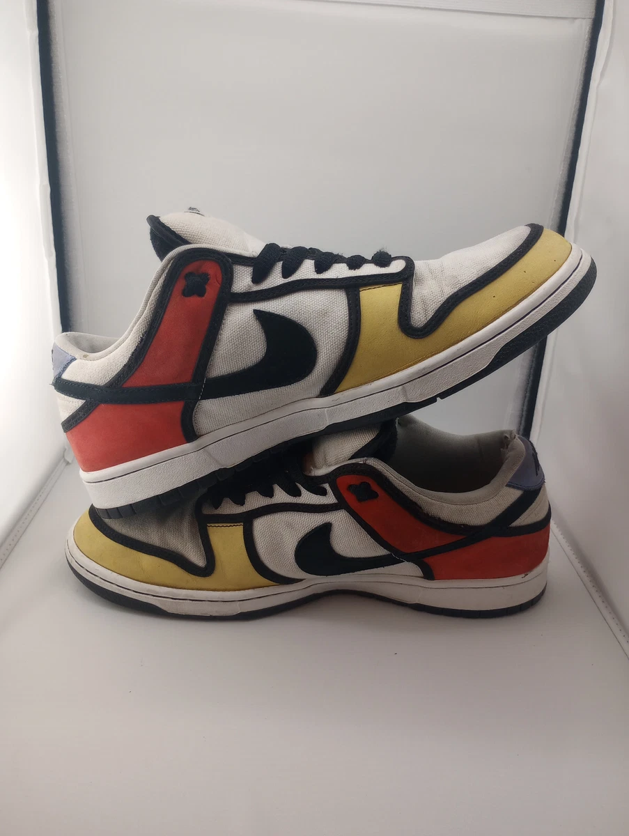名作　ダンク　SB モンドリアン Nike SB Dunk Low Piet Mondrian Men's - 304292-702 - US