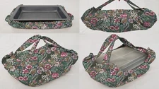 Rose Garden Casserole Baking Pan or Pie Plate Cozy and Carrier (3 Colors)