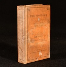 1860 The Professor Currer Bell Charlotte Bronte Ellis Acton Bell New Ed Early Ed