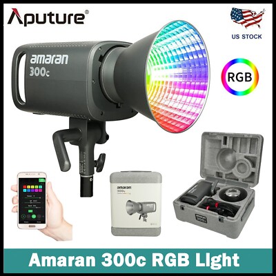 Aputure Amaran 300c RGBWW LED Video Light 300W for Filmmaking 