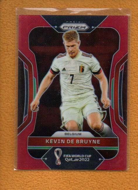 Kevin De Bruyne 2022 Panini Prizm FIFA World Cup Prizms Red #19 /399 Belgium
