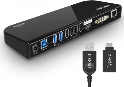 USB 3.0 und USB-C Universal Dockingstation Dual Video Monitor Display DVI HDMI