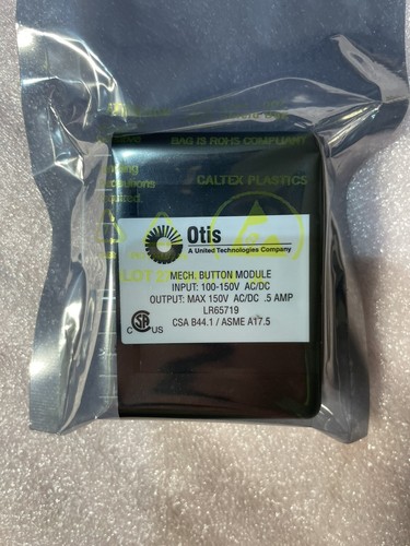 Otis Elevator / Unitec Mechanical Button Module Block LR65719 / ACA26890A2 NEW