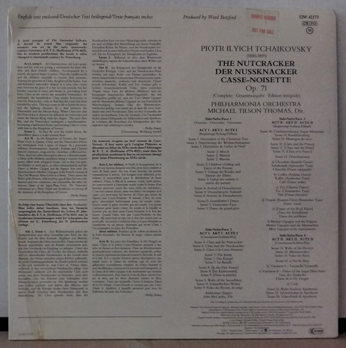 CBS MASTERWORKS I2M 42173 TCHAIKOVSKY NUTCRACKER THOMAS NL 1ST ED 2LP'S GATEFOLD - Picture 2 of 4