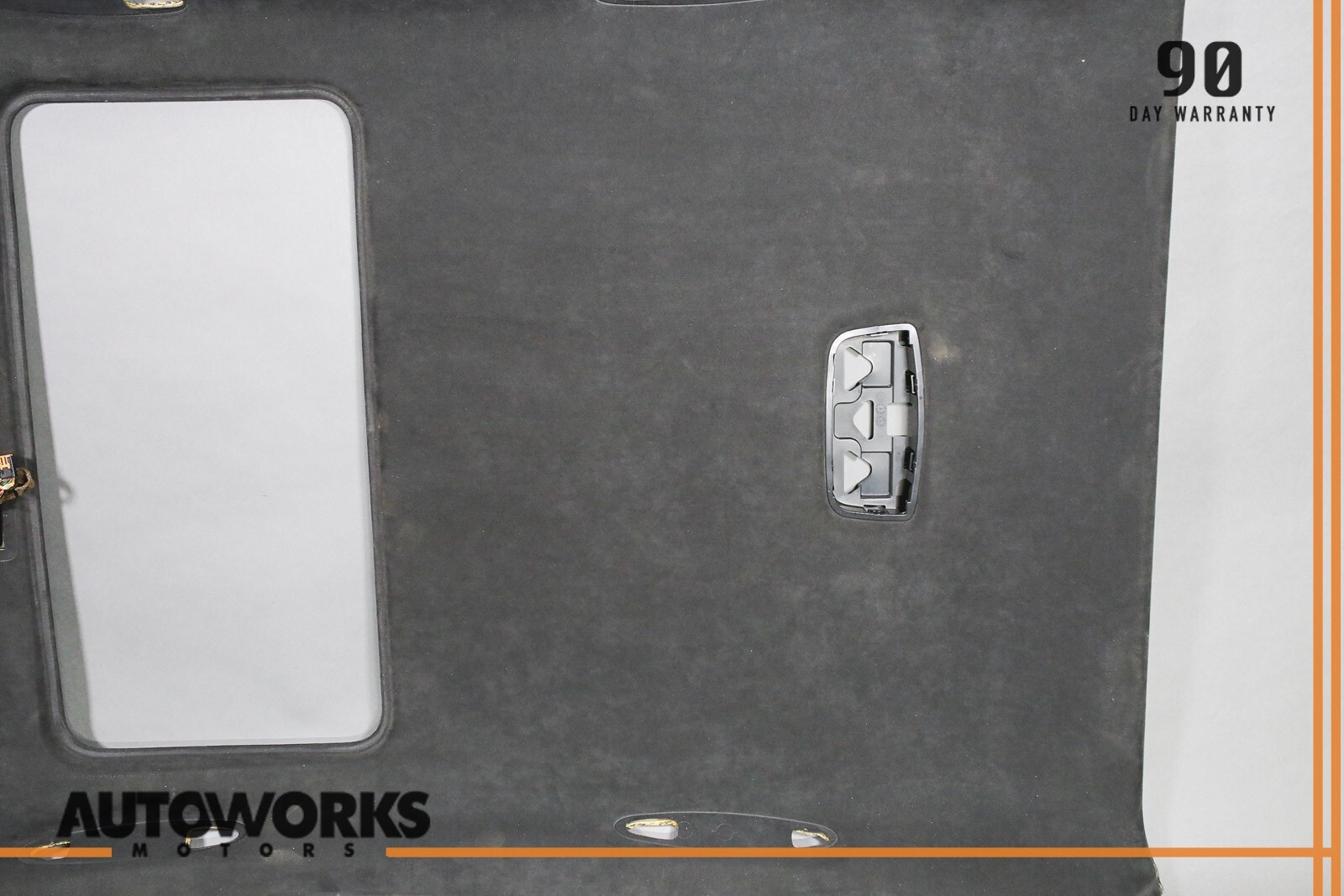 03-08 Maserati Quattroporte M139 Overhead Roof Headliner Trim Suede Black OEM