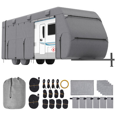 VEVOR 24-27' Class A Trailer Travel Camper RV Covers 4-Ply Non-Woven Fabric