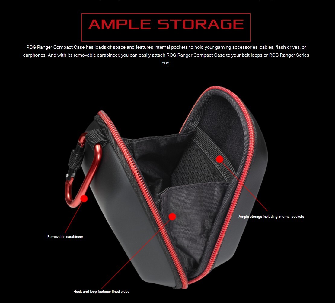 ASUS ROG Ranger Maustache - Rot/Schwarz - ‎90XB0310-BBA000 online 