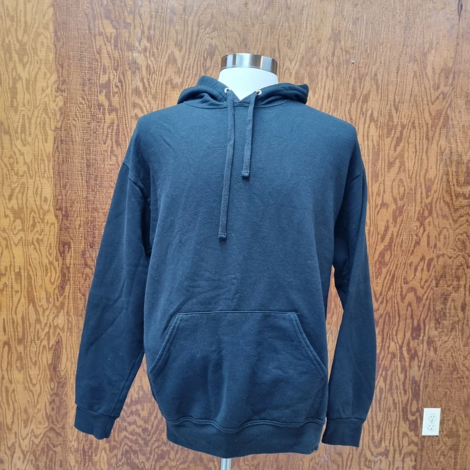 Толстовка мужская Athletic Works черная хлопковая смесь размер L (42-44) - Изображение 2 из 4