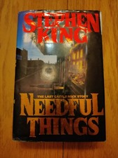 Needful Things by Stephen King (1991, Hardcover) First Edition Novel Book