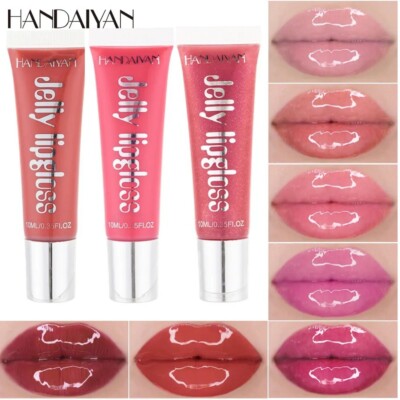 Feuchtigkeitsspendender Lipgloss wasserfest langanhaltend feuchtigkeitsspendend Lip Plumper 1/3 Packungen