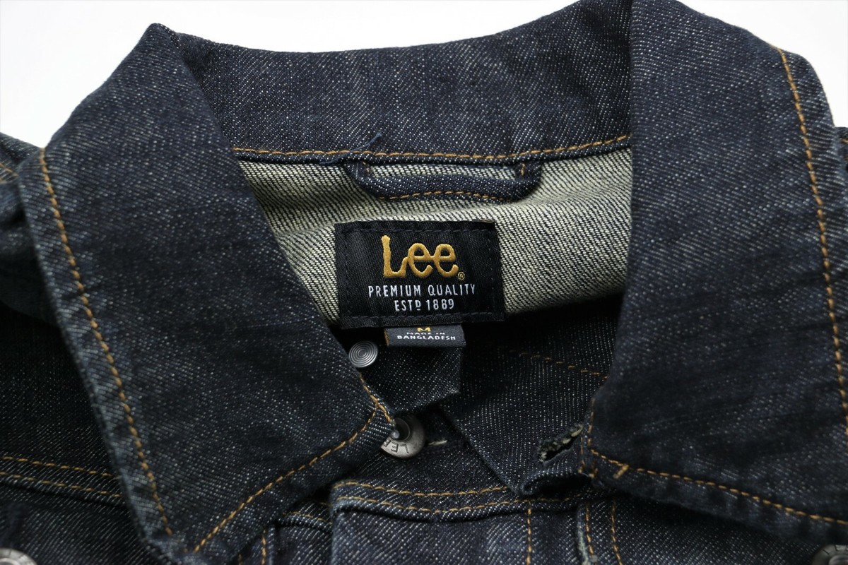 New Lee Men's Denim Jacket Trucker Riders Sizes M, L, XL, XXL