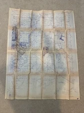 Large Topograhic Map Land Owners Estella Oklahoma Quadrangle 1972 Geologic RARE