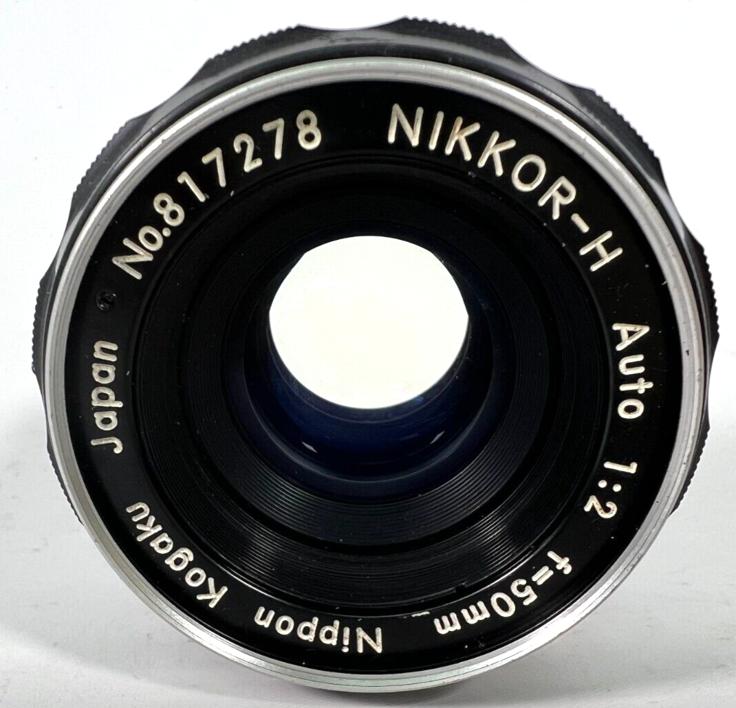 Nikon NIKKORH Auto 50mm 12 817278 Camera Lens Japan eBay