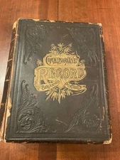 Washington County Pennsylvania Commemorative Record Book - Large - 1893