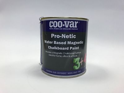 500 ml Coo-Var Pro-Netic magnetische schwarze Tafelfarbe auf Wasserbasis